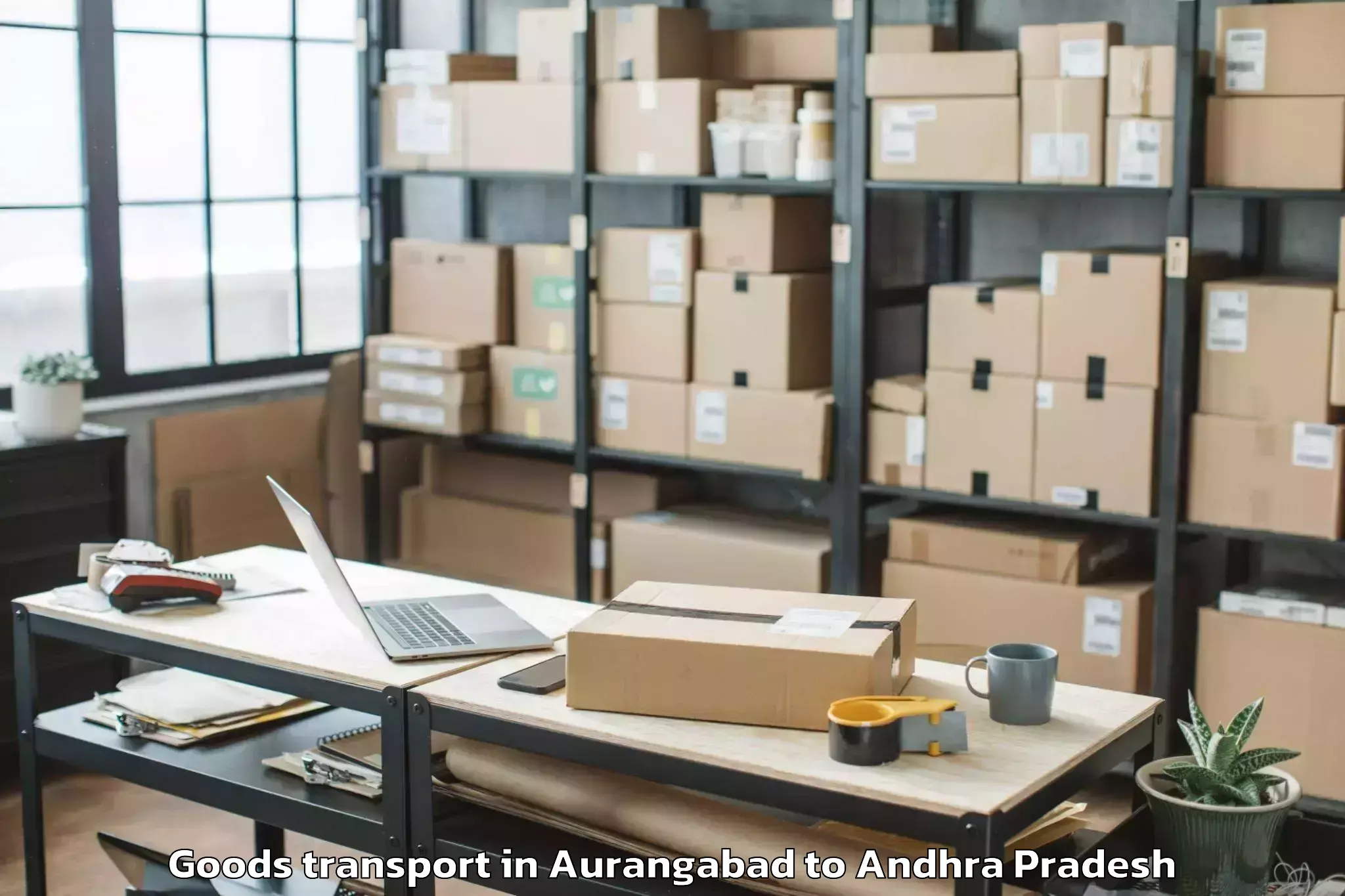 Book Aurangabad to Chandralapadu Goods Transport